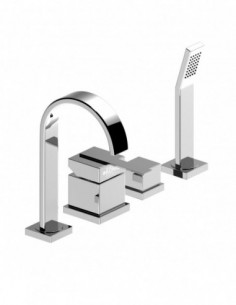 KON-IN0100 FOUR-HOLE BATH MIXER SET ROMAN BATH FAUCET