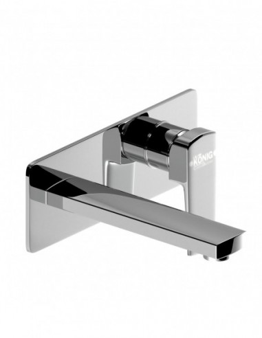 KON-CL063 CHROME BATHROOM SINK FAUCETS WALL MOUNT FAUCET